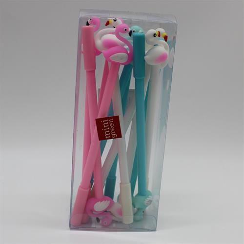 מארז 12 עטים פלמינגו