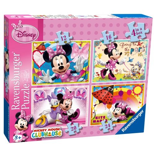 4 פאזלים בקופסא- מיני מאוס