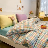 סט מצעים מלא למיטה זוגית בחדר שינה - דגמי קיץ 2022