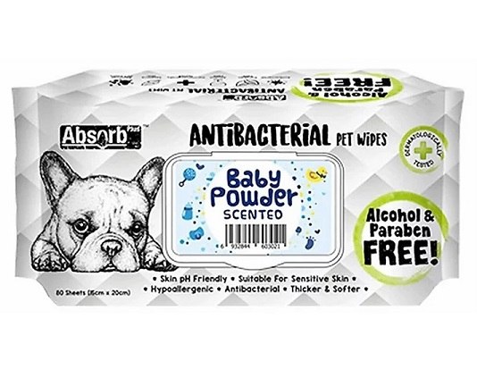 מטליות אנטי-בקטריאלי פאודר 80 יחידות