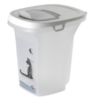 קערה מעוצבת פלסטיק לבן חתלתולים