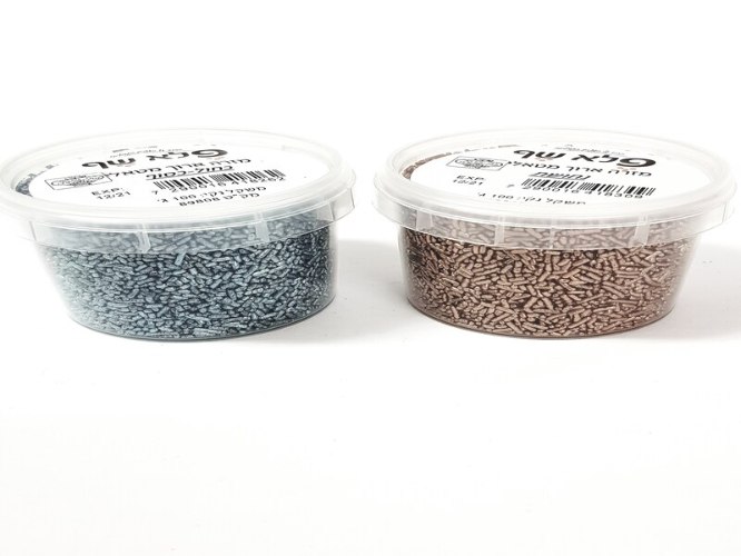 מזרה ארוך זהב מטאלי 100 גר'