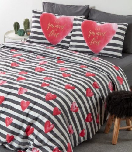 סט מלא זוגי דגם לבבות