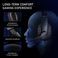 אוזניות מחשב, גיימר עם כניסת USB כולל כרטיס קול מבית Dynamode