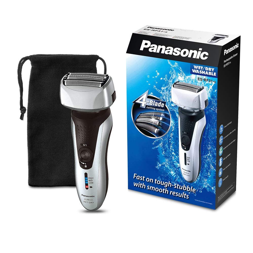 מכונת גילוח חשמלית 4 להבים Panasonic ES-RF31 רטוב ויבש עם ראש ציר גמיש