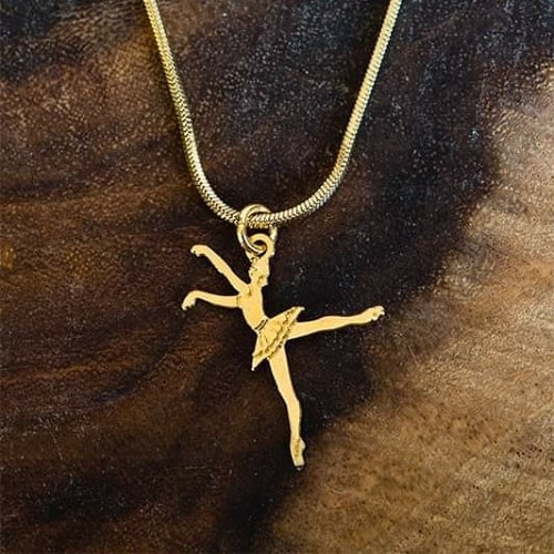 שרשרת מחול דיאנה מוזהבת