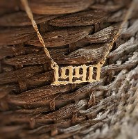 שרשרת מספרים כתב גוטי דגם LA223