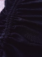 חליפת כתף אחת כיווצים צבע שחור דגם9833