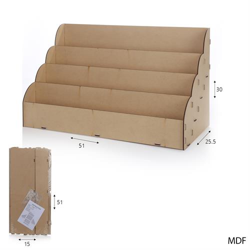 דיספלי MDF לכרטיסי פופ אפ