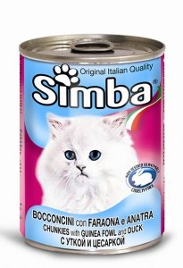 סימבה שימורים 400 גרם ברווז