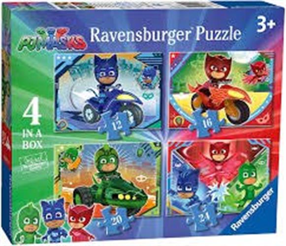 4 פאזלים בקופסא -כוח פיג'יי