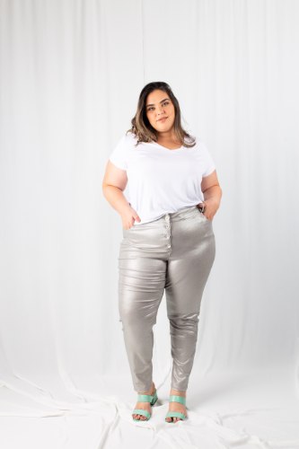 מכנסיי ג'קי כסף