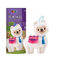 תפירת בובת קישוטיק - למה (16 ס"מ)