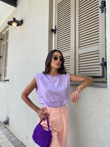 גופיית ווסט טיטי סגלגל