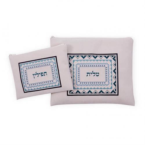 כיסוי טלית תפילין מסגרת אתנית