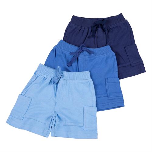 שלישיית מכנסיים 4459 כחול נייבי - כחול - תכלת