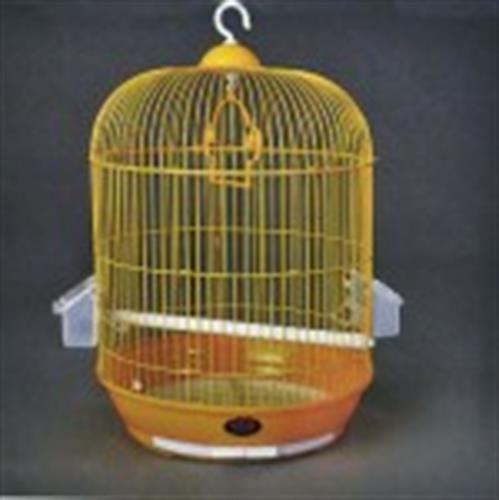 כלוב לתוכי עגול בצבע זהב 33 ס"מ