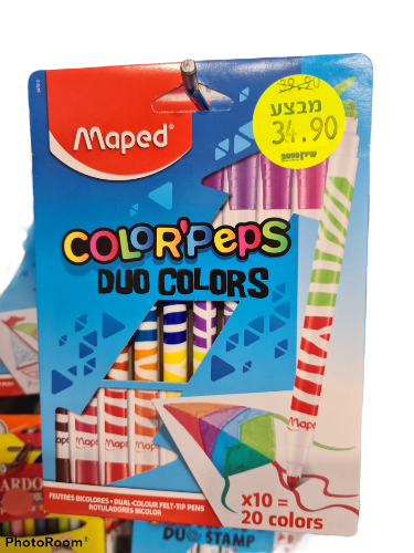 טוש דו צדדי מפד 1/10 2 צדדים עבים