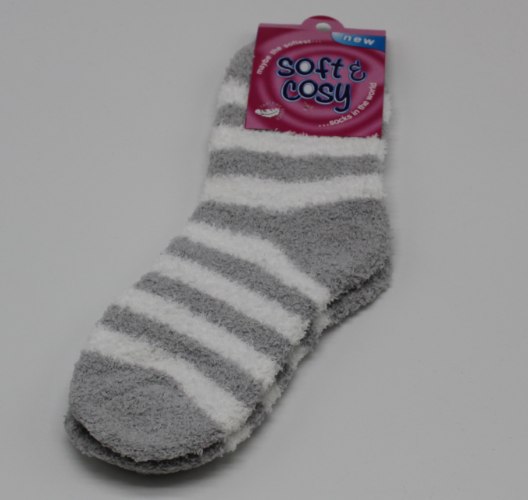 גרב נשים פליז פלפי פסים