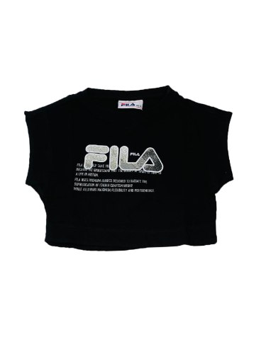 טישירט קרופ FILA עטלף שחור 4-16