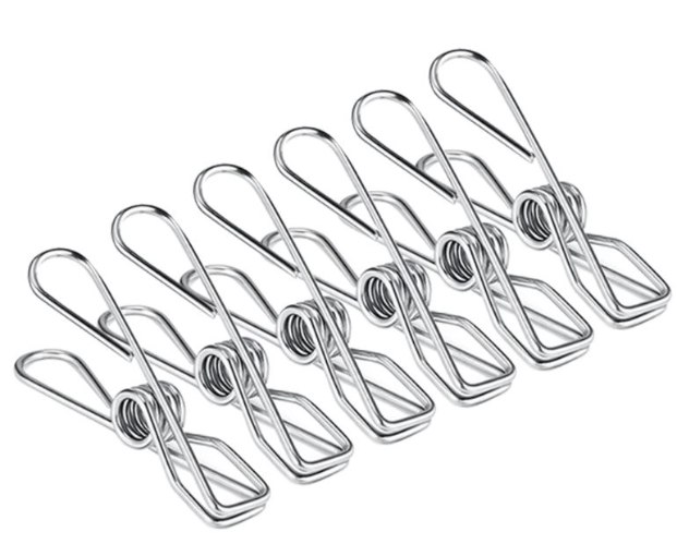 אטבי כביסה עמידים - נירוסטה אל חלד