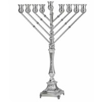 חנוכיית חב״ד קיסר חלק / מעוטר M