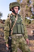 IDF vest with a releasable backpack