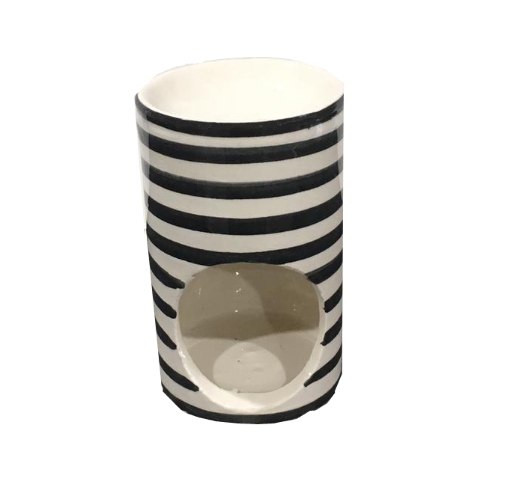 מבער שחור לבן פסים