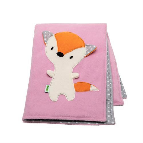 שמיכת תינוק לחורף, סמנתה השועלה (ורוד)