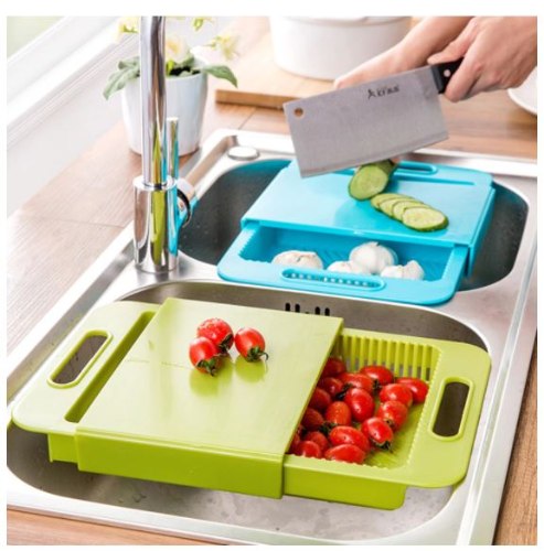 קרש חיתוך רב תכליתי 3 ב-1