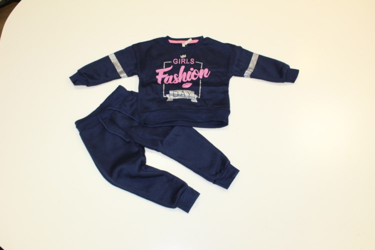 חליפת פוטר בנות KISS כחול