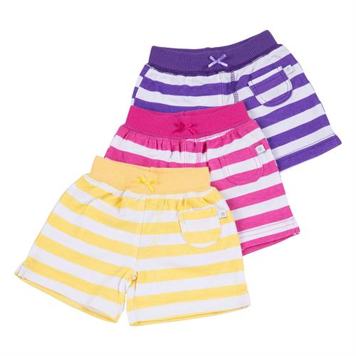 שלישיית מכנסיים 4415 סגול - ורוד פוקסיה - צהוב