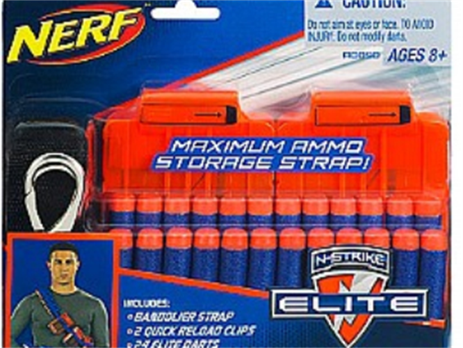 24 חיצי Nerf + מחסניות וחגורה