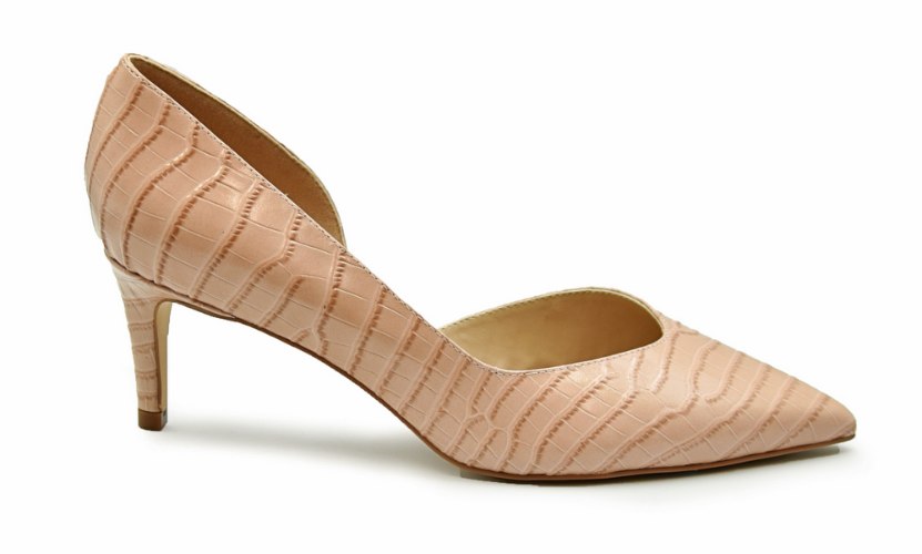 נעלי עקב נוחות לנשים פתח צדדי עור CELLINI דגם - C0192