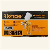 מרסס צבע פנאומטי מקצועי מיכל עליון 100 מ"ל HVLP מבית חברת HOTECHE