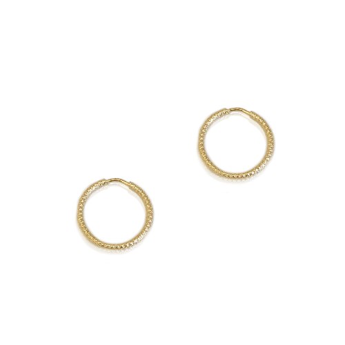 עגילי חישוק קטנים מעוצבים 1.6 סמ