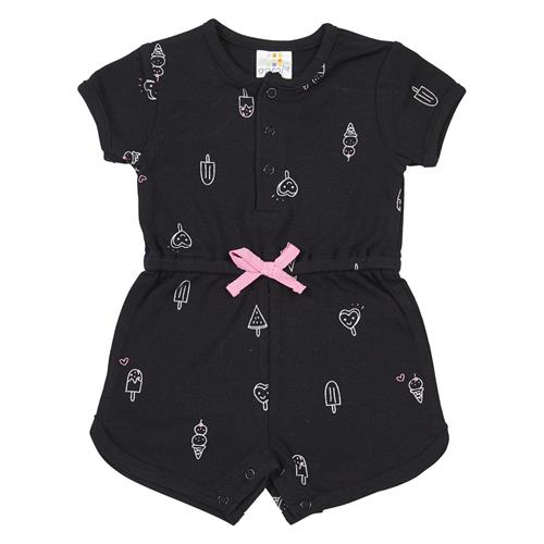 אוברול ממתקים + פפיון שחור