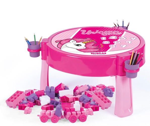 שולחן פעילות ו100 יח' מגה ליגו UNICORN יוניקורן