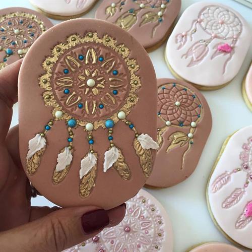 חותמת לוכד חלומות 5 נוצות