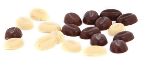 מגש 300 יח' פולי קפה שוקולד לבן פרווה ללא חשש