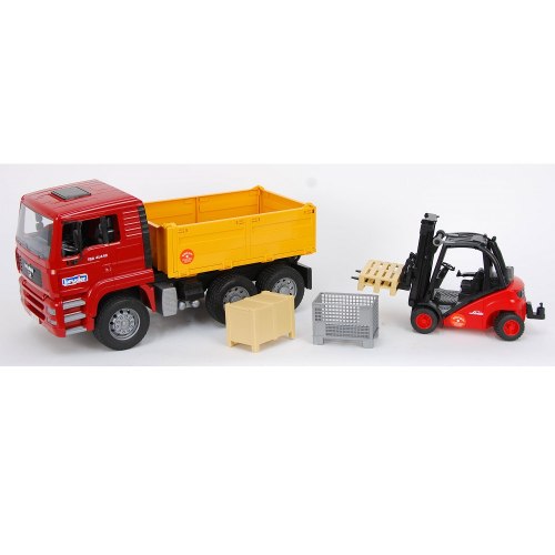 משאית MAN TAG +מלגזה לינדה ואביזרים 530-1795