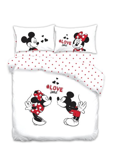 מצעים למיטת קווין 180/200 דיסני 100% כותנה - דגם 1713