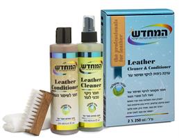 ערכה לחידוש ושמירה על ריפודי עור