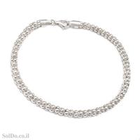 צמיד מכסף שורה אחת Z3106 | תכשיטי כסף 925 | צמידי כסף
