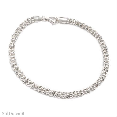 צמיד מכסף שורה אחת Z3106 | תכשיטי כסף 925 | צמידי כסף
