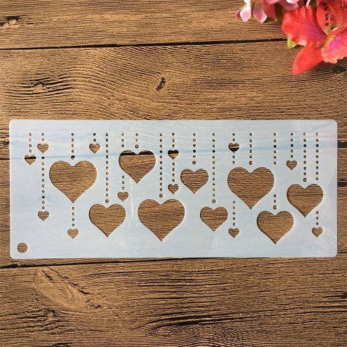 שבלונה פס - לבבות