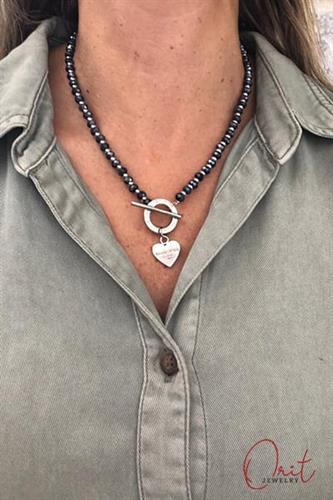 שרשרת חרוזים קצרה ORIT