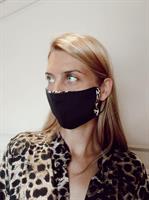 שמלת היילי מנומרת + מסכה מנומרת דו-צדדית מתנה