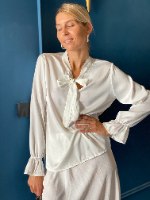 חולצת BOW - לבנה