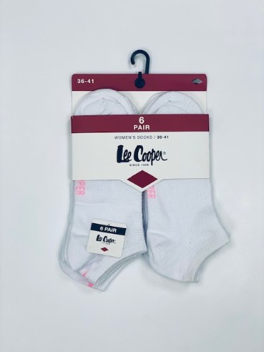 שישית גרבי נשים עקביות רשת צבע לבן